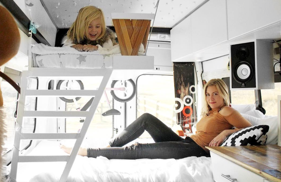 Best van to live in - Ford Transit interior