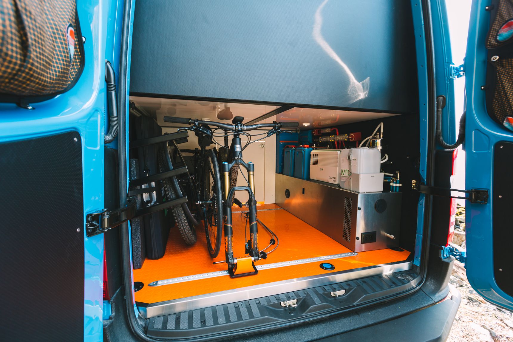 Off Grid home - Bike storage