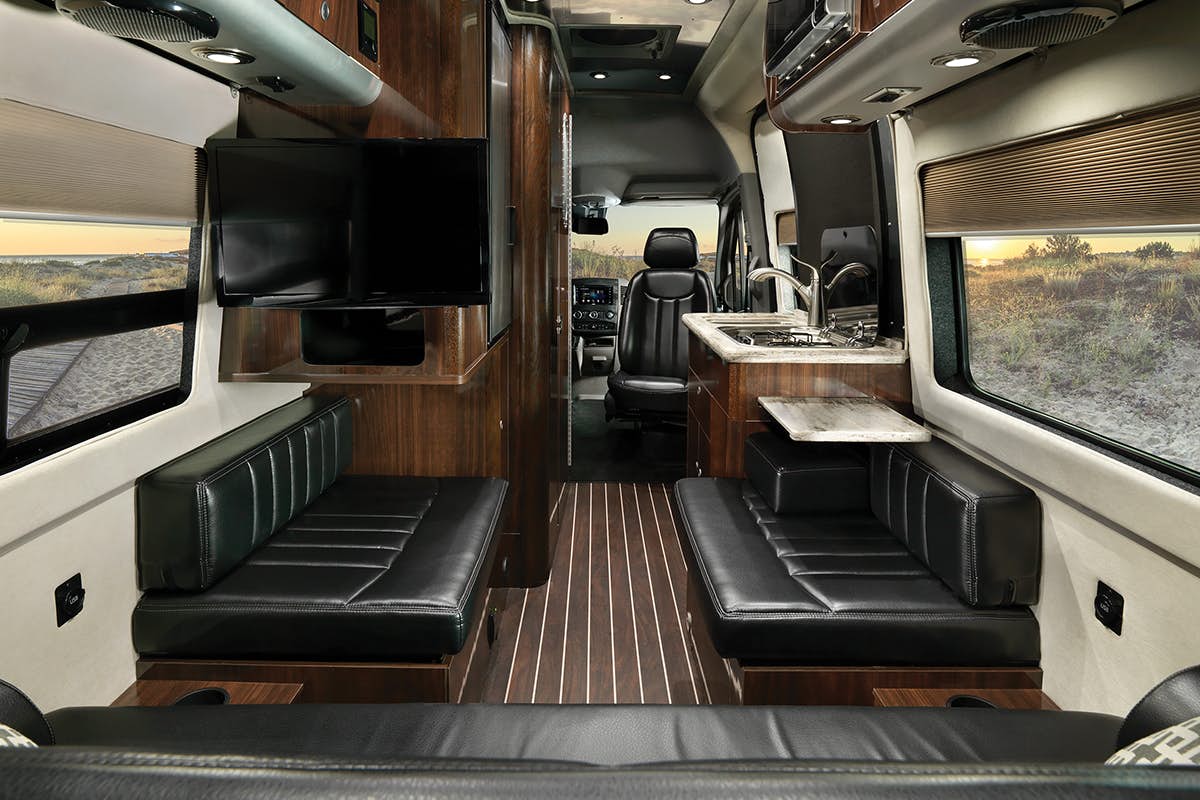 This Airstream Camper Is Built Inside Of A Stealth Mercedes Sprinter