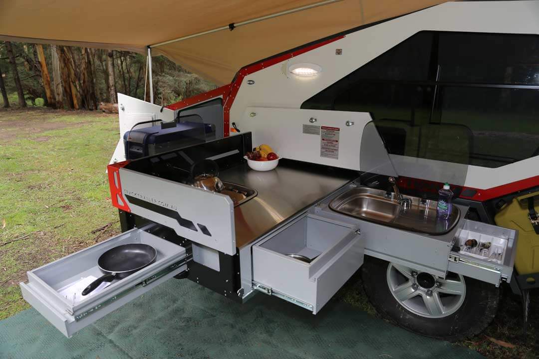Off road trailer - kitchen