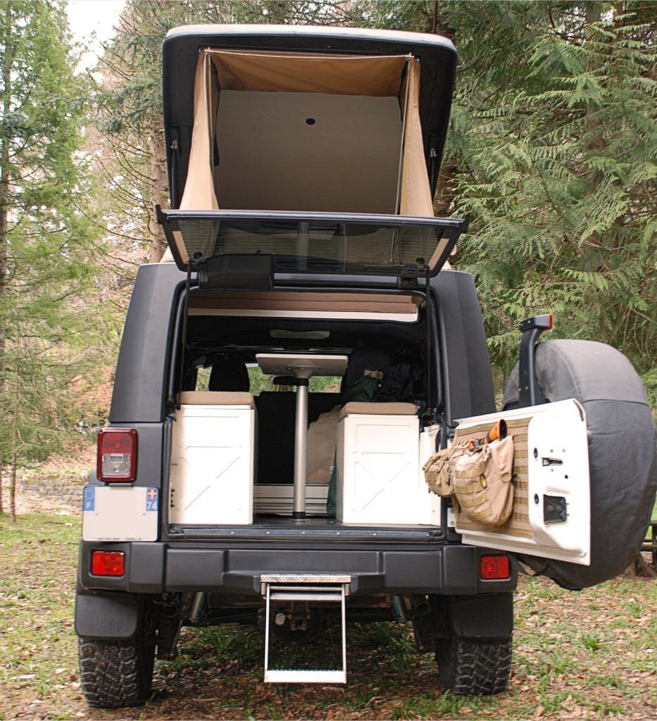 The Epic Jeep Wrangler Camper Conversion With A Pop Top