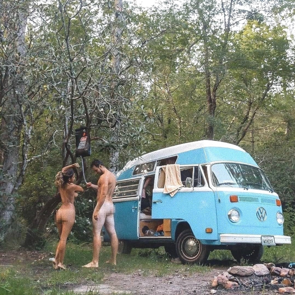 camper conversion - shower