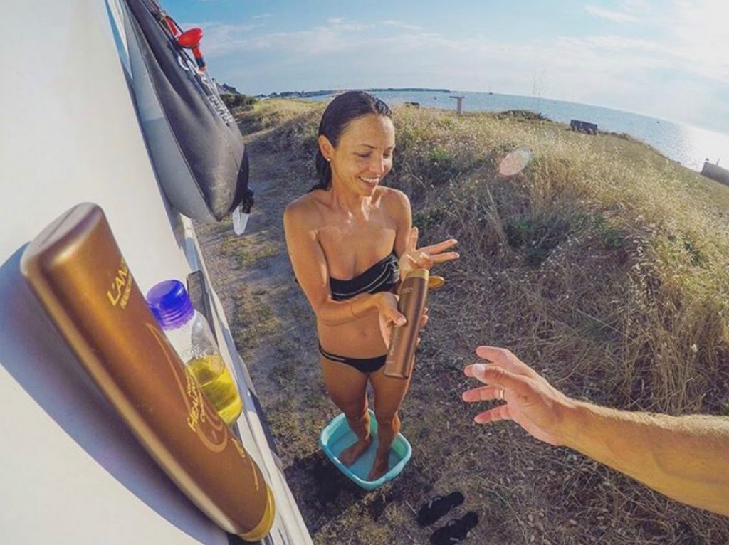 van life ideas - shower