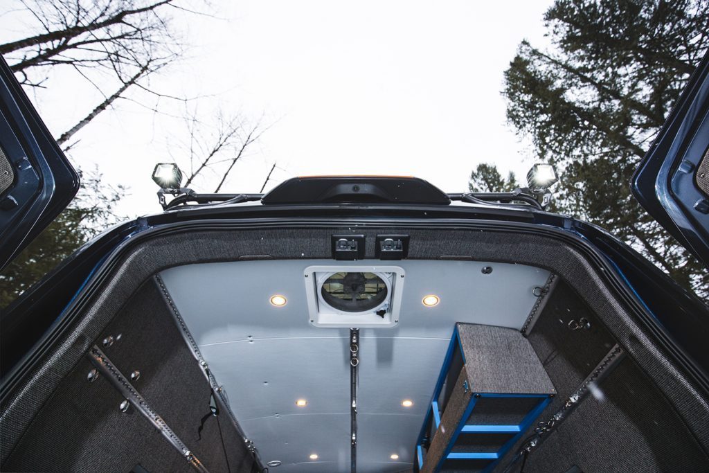 Outside Van - High roof ceiling on Ford Transit