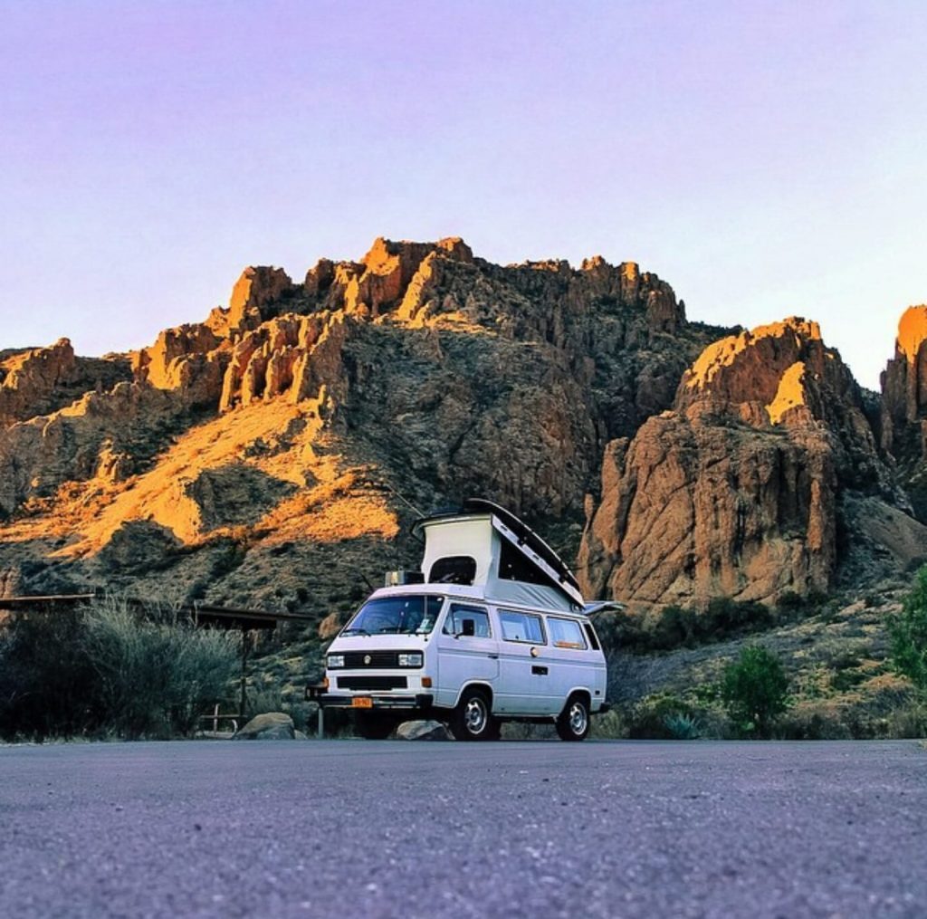 van life travel - Big Bend