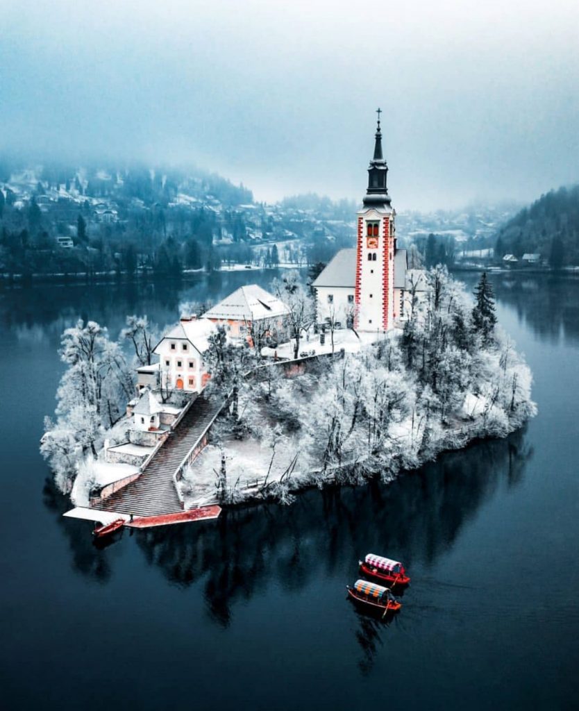van life travel - lake bled