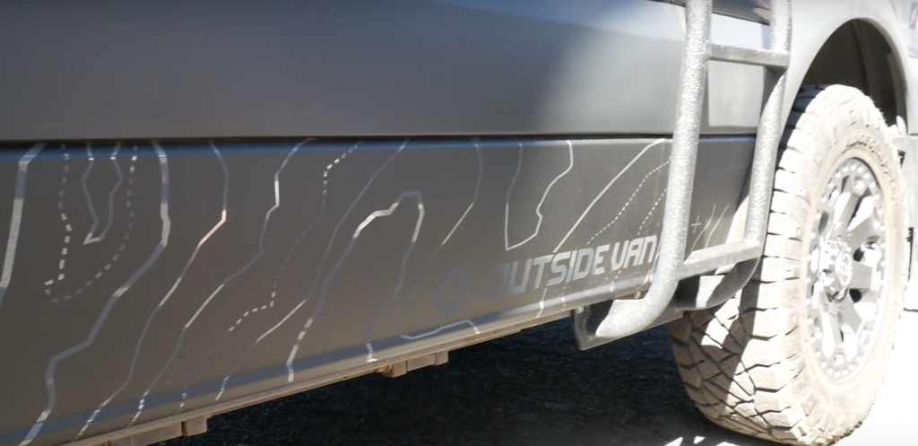 Outside Van Campers decals