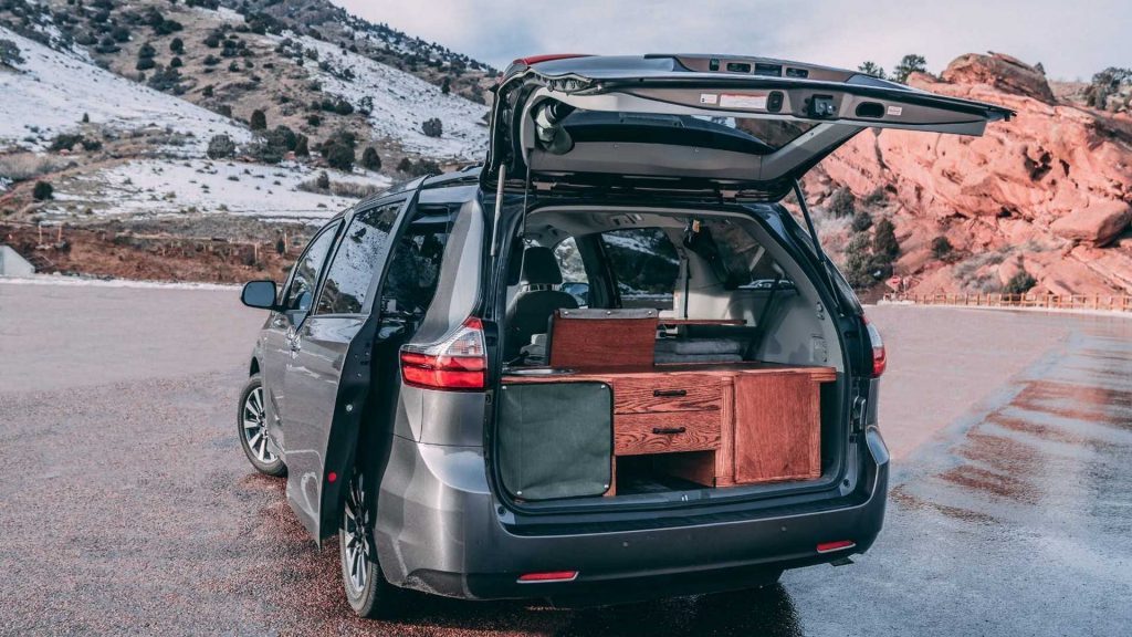 affordable camper - back