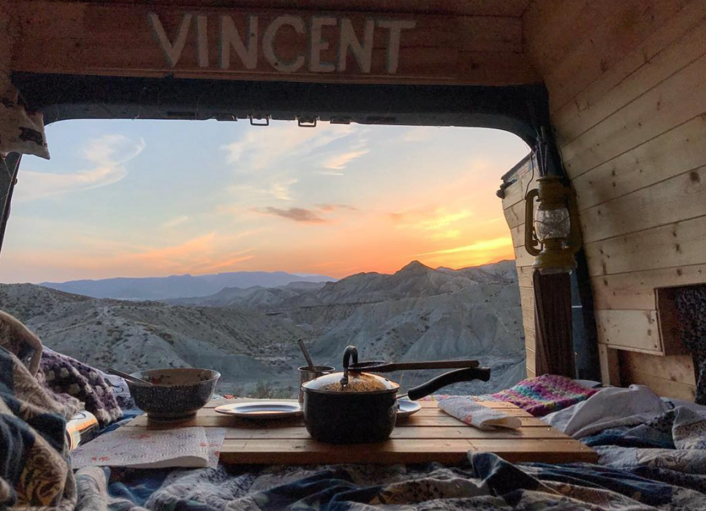 van life costs - food