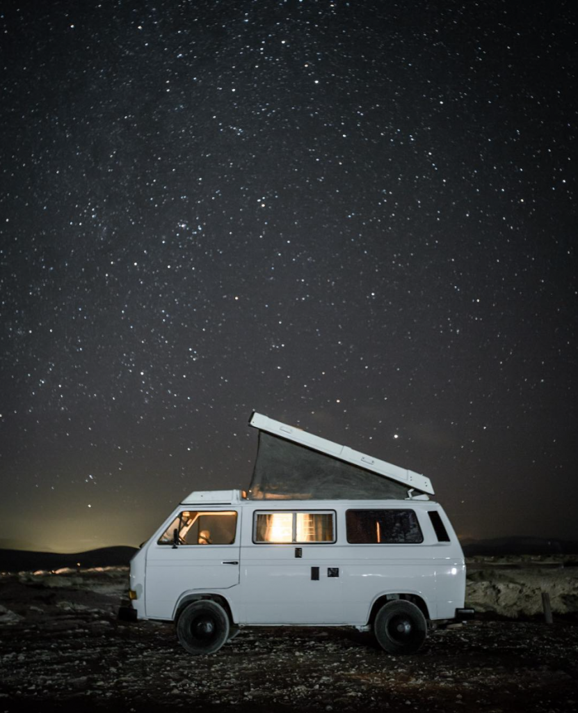 travel in a van - VW stars