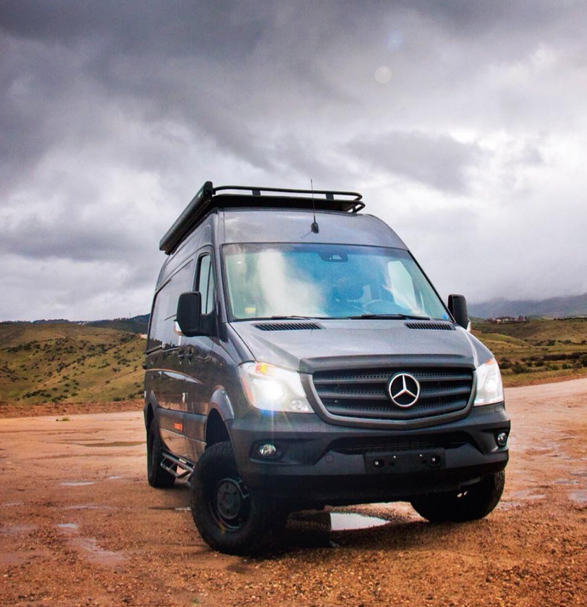 SYNC Vans mercedes sprinters can cope with anything that the elements can throw at them.