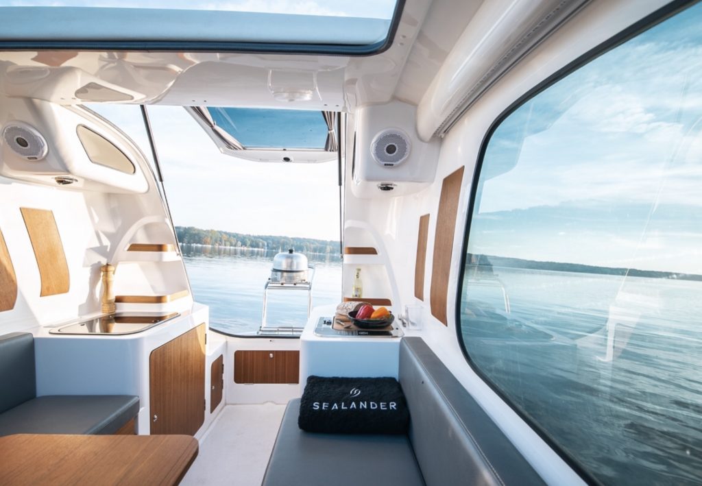 Amphibious camper - interior