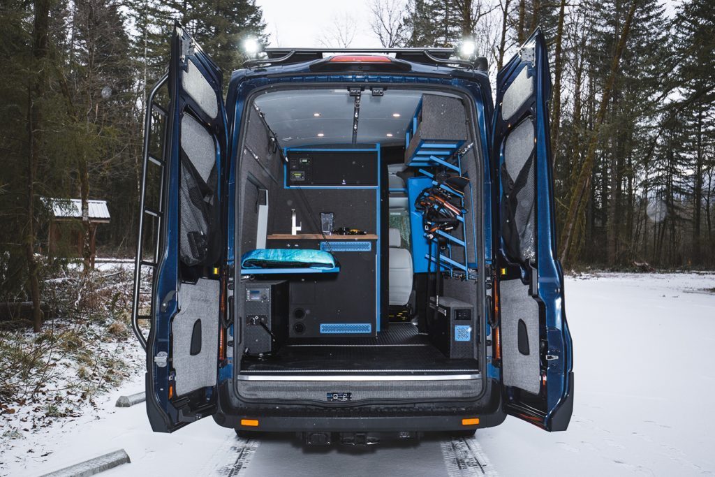 The many different ways you can store and sleep inside your Outside Van