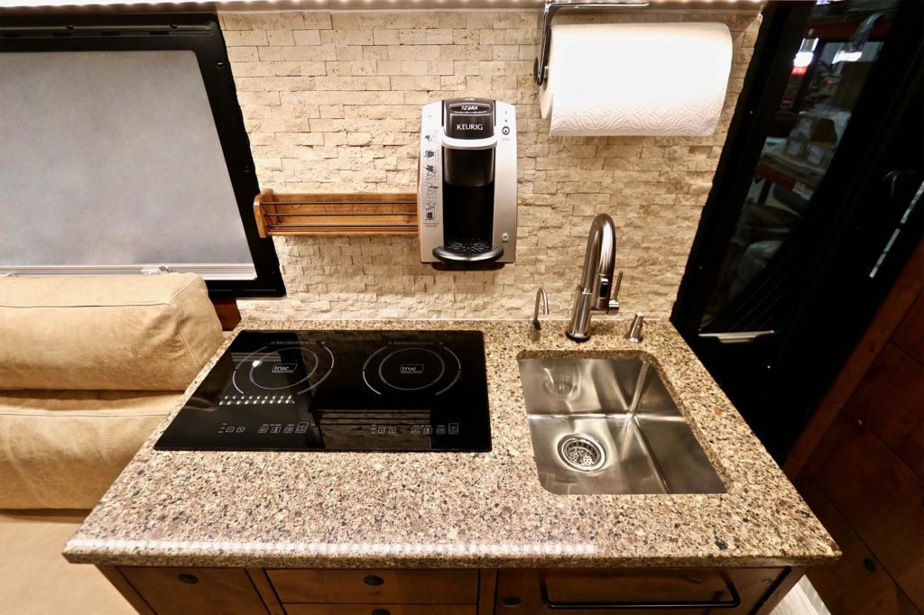 Kitchen in the EarthRoamer