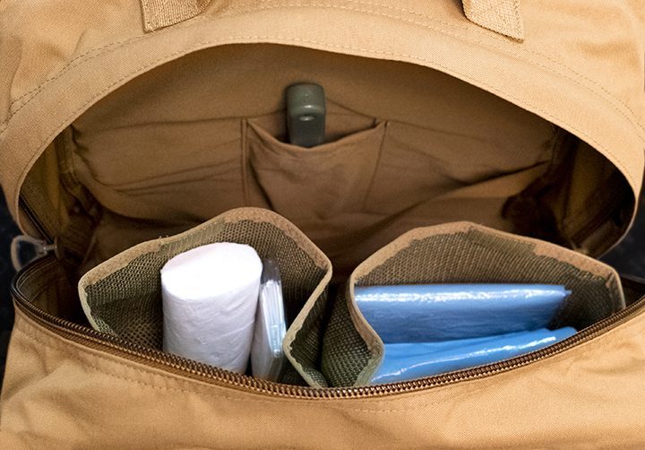 Interior shot of InstaPrivy bag