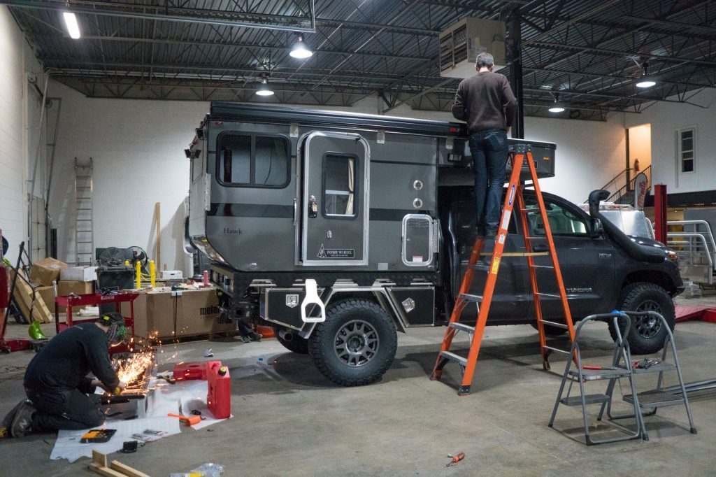 In the workshop creating the custom build
