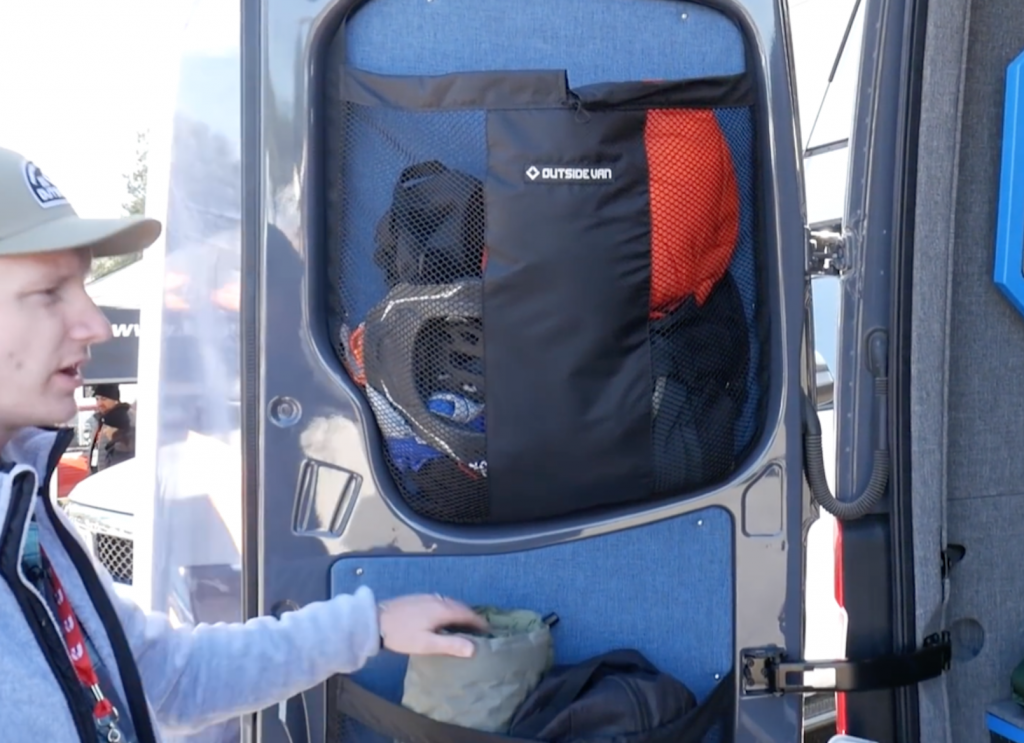 Stuff sacks, perfect for holding all your gear on the back doors
