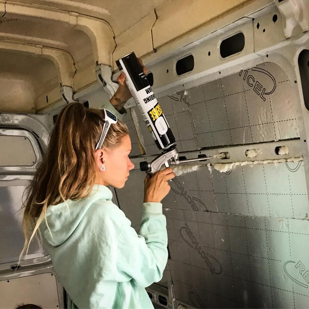 how to insulate a camper foam