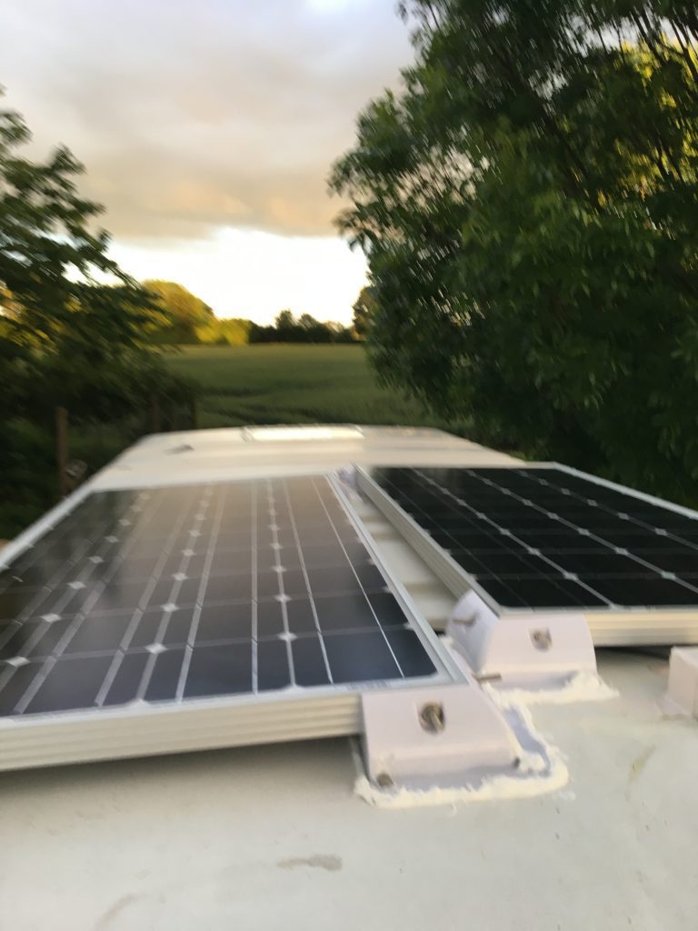 Solar panels.