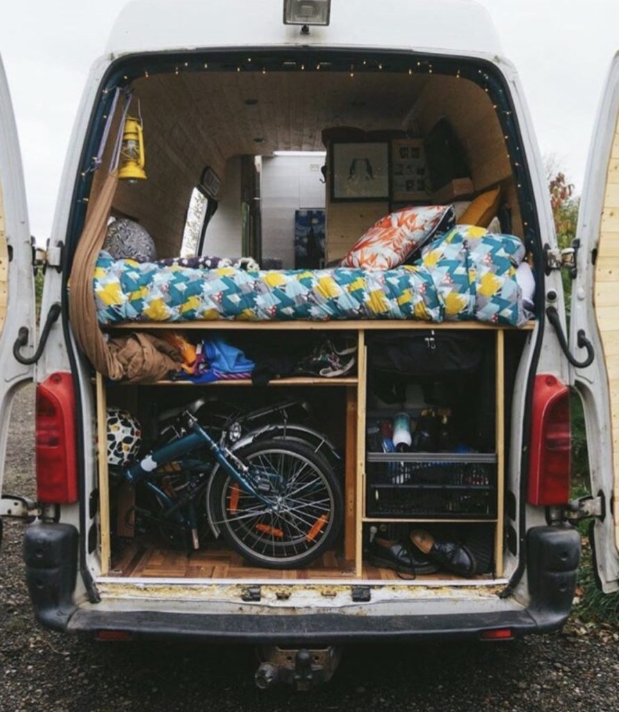 how to build a camper storage