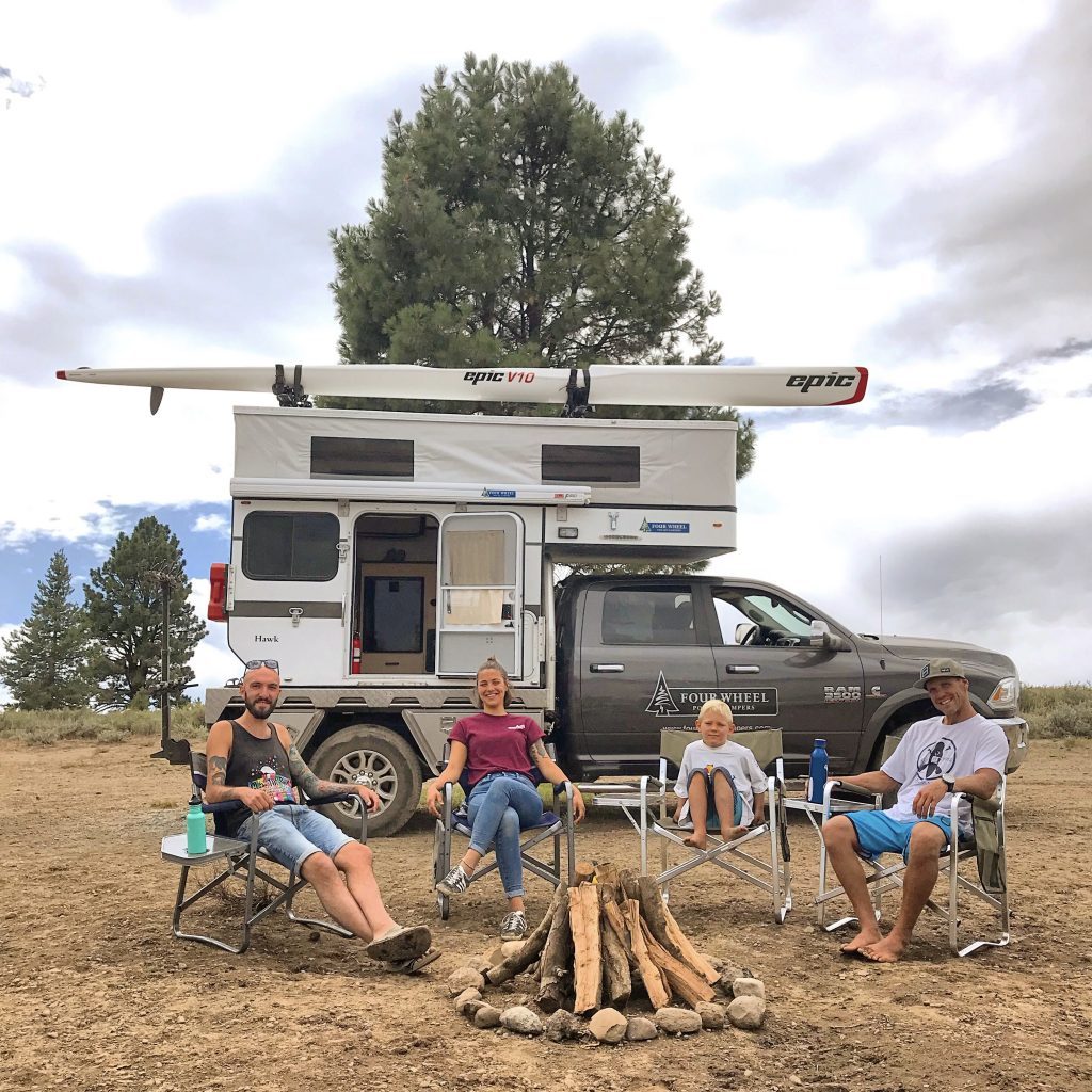 flatbed pop up truck camper