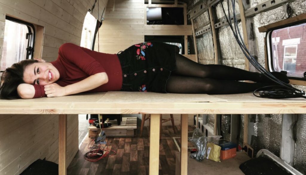 how to build a camper bed frame