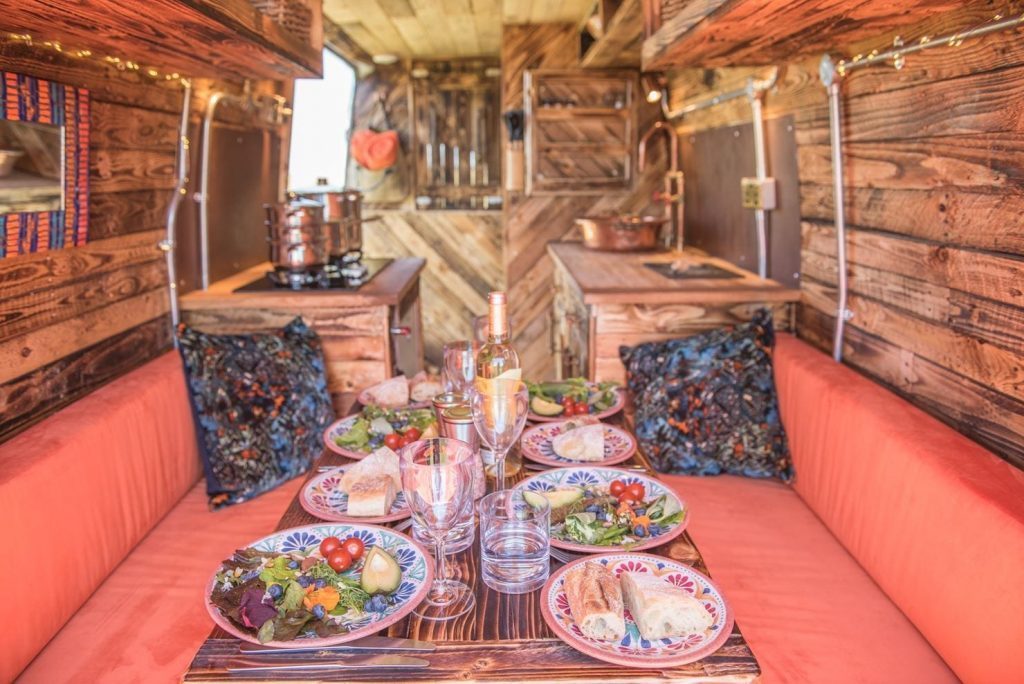 Inside a quirky campers camper - Hire A Campervan