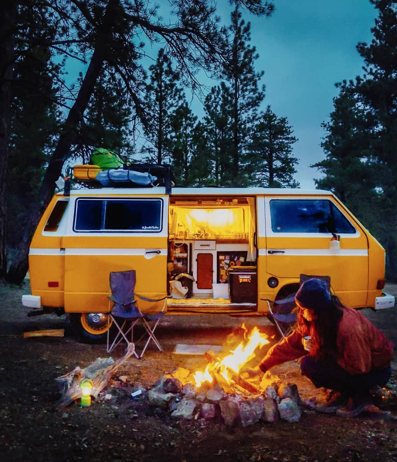 vanlifers - vanlife camp fires