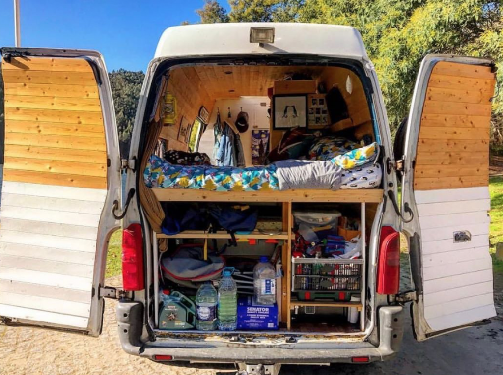 living in a tiny house - garage area