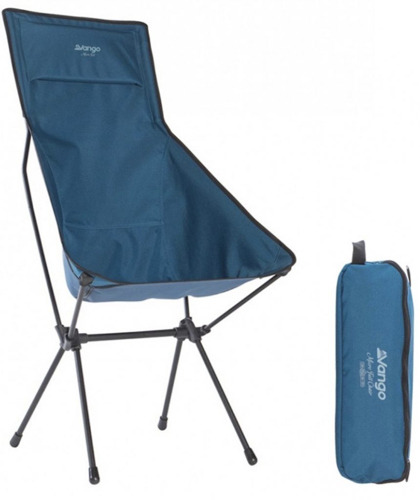 Blue camping chair