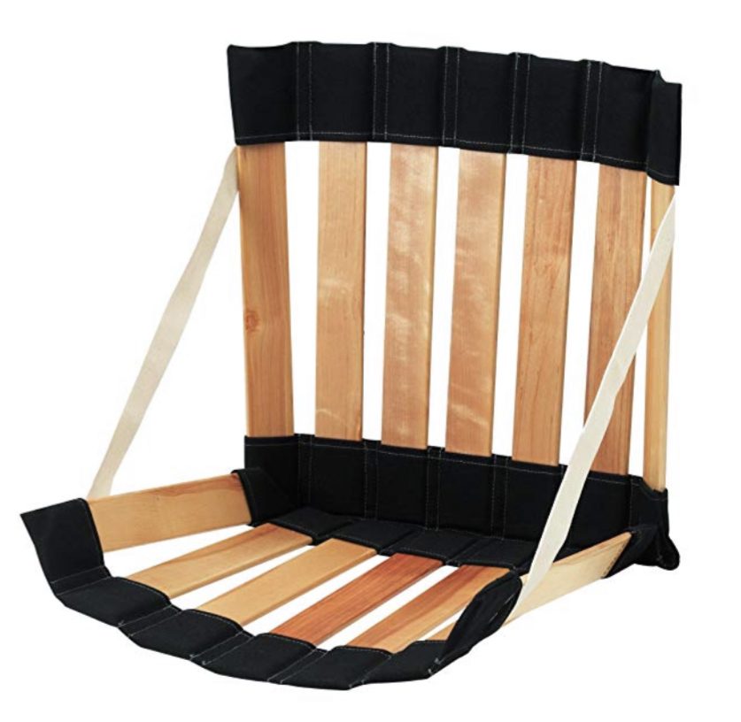Wooden floor chair