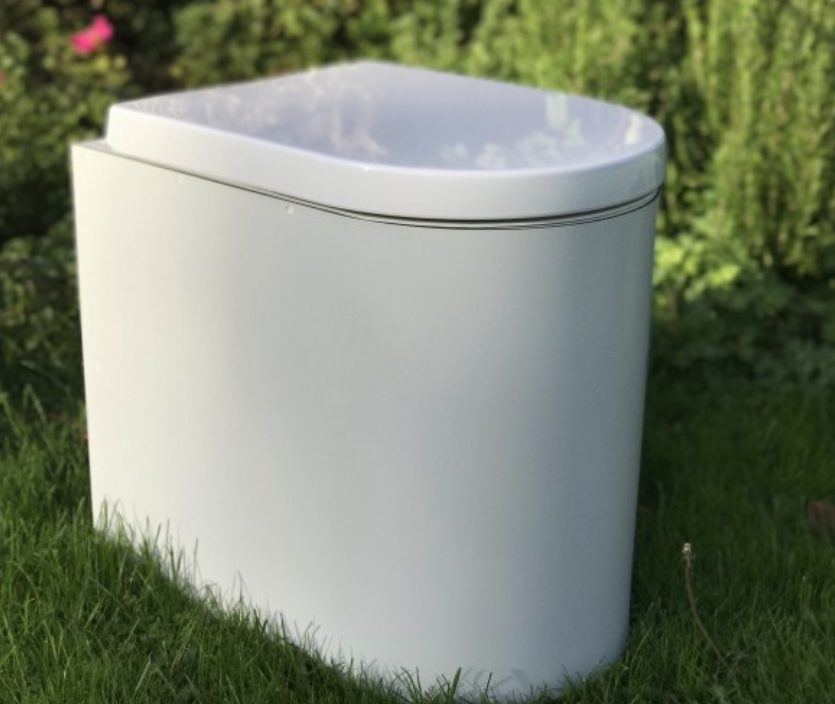 stylish composting toilet