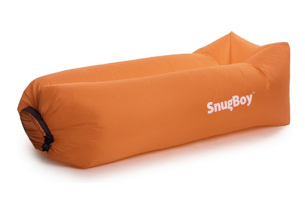 Best camping chairs - orange snug boy inflated