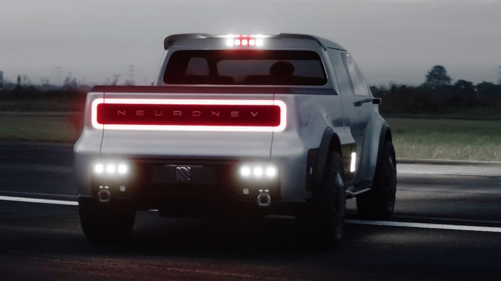 That illuminated Neuron EV sign is seriously cool.