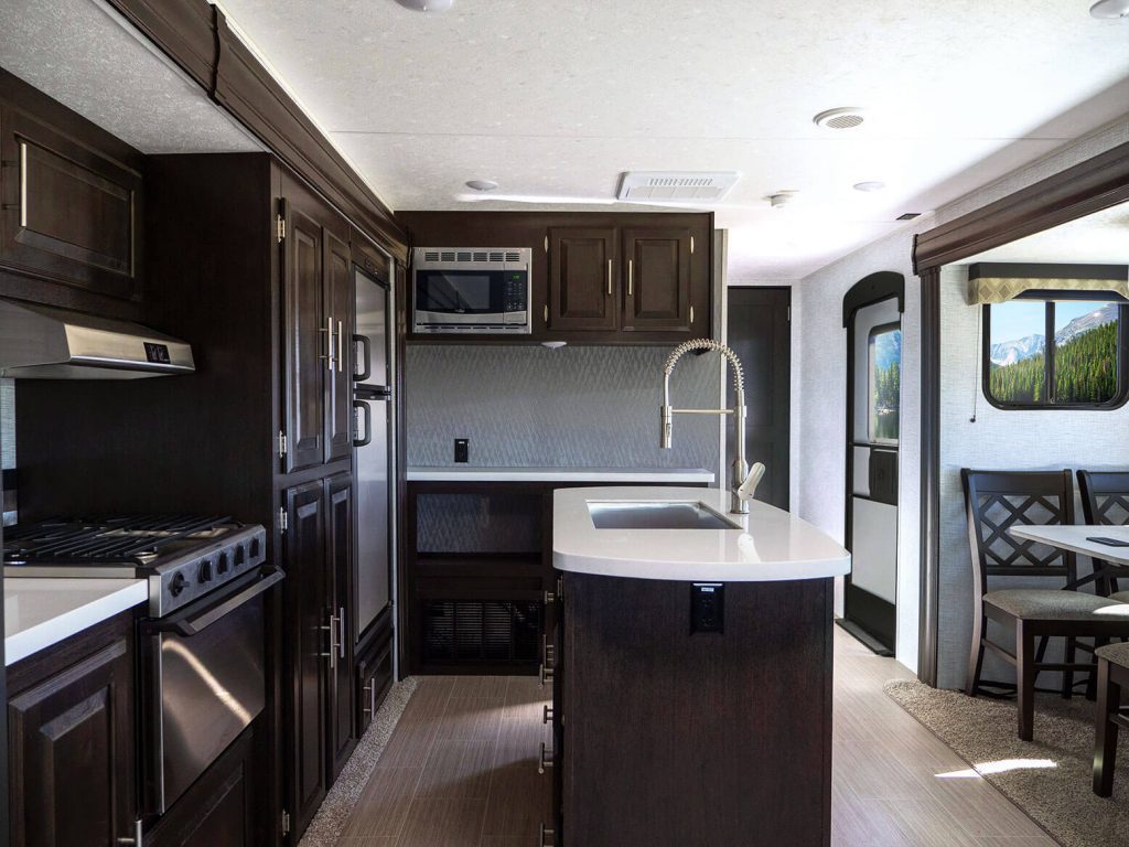travel trailers interior