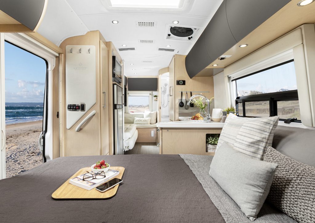 Interior of Serenity camper