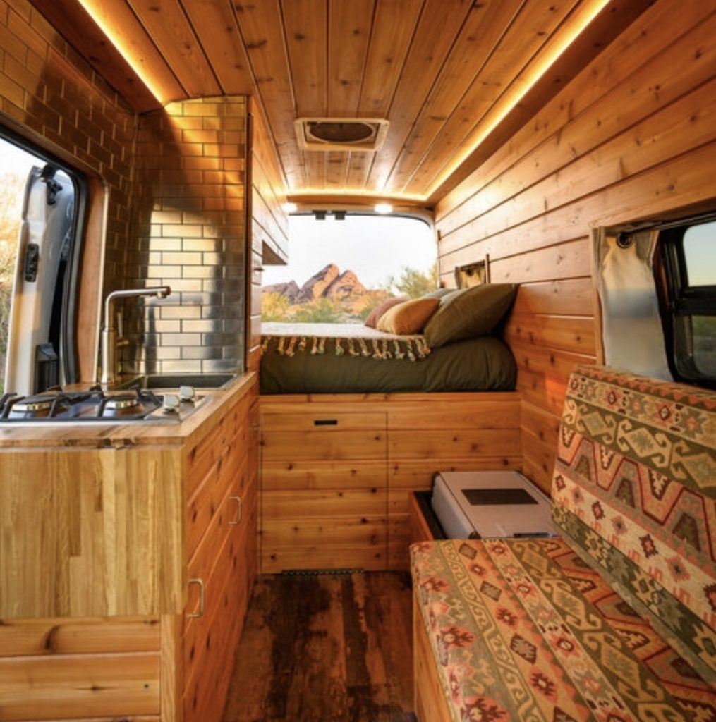 Interior of BoHo conversion