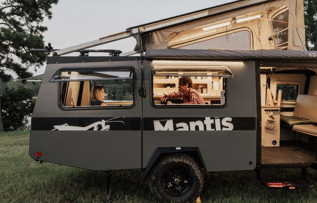 Best RVs- Taxa Mantis exterior with roof popped