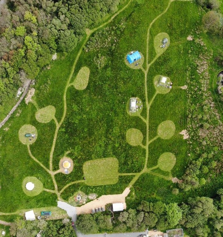 Bert’s Kitchen Garden bird’s eye view
