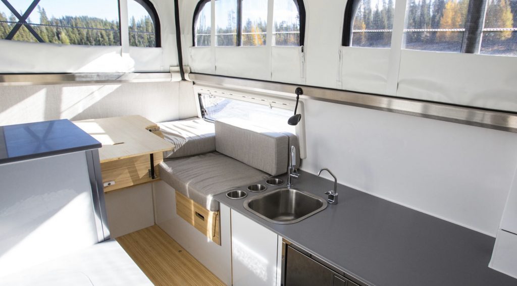 EarthCruiser EXD interior.