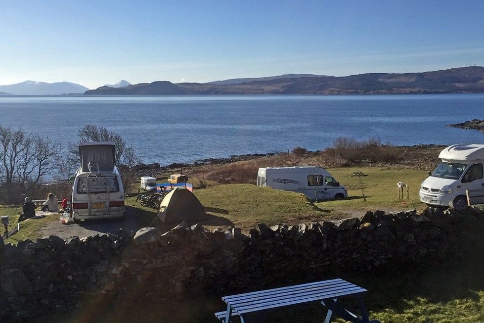 Best Campervan Campsites UK Scottish campground