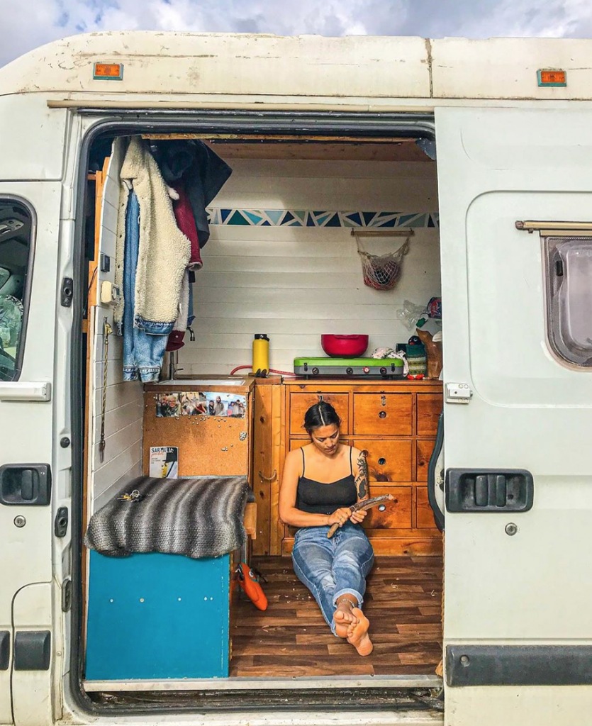 vanlifers coping with self isolation - Seb and Rose