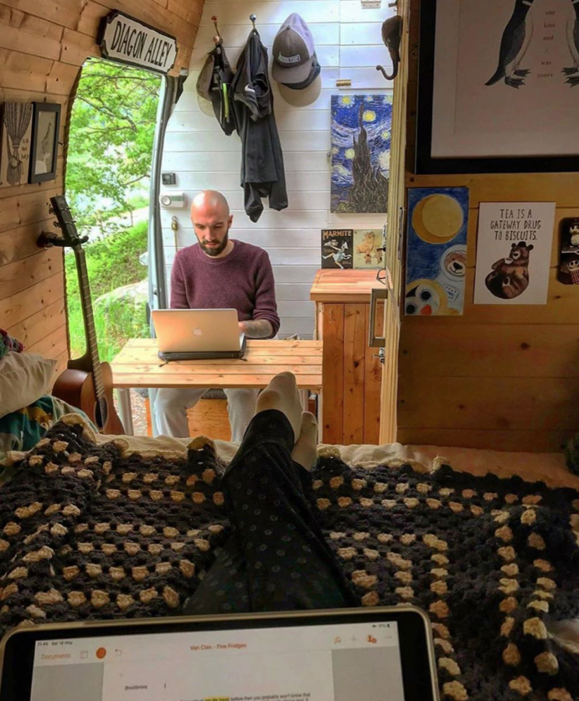 Van Life America - working on the road