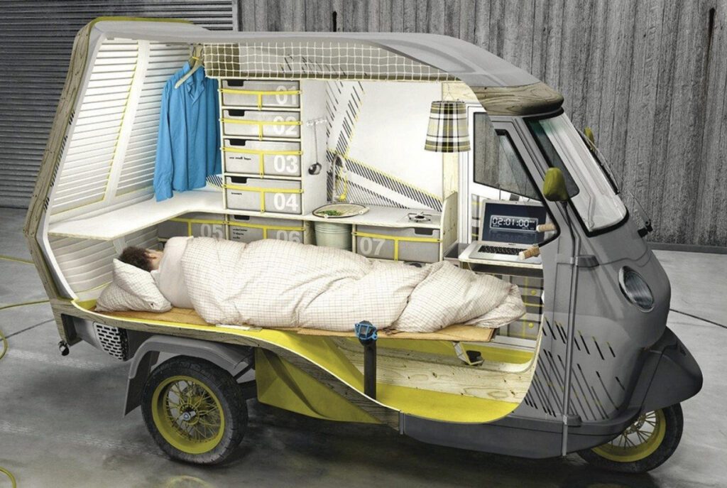 Crazy campervans - tuk tuk concept