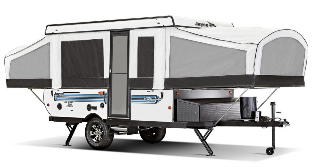 Small pop up campers - jay sport expanded exterior