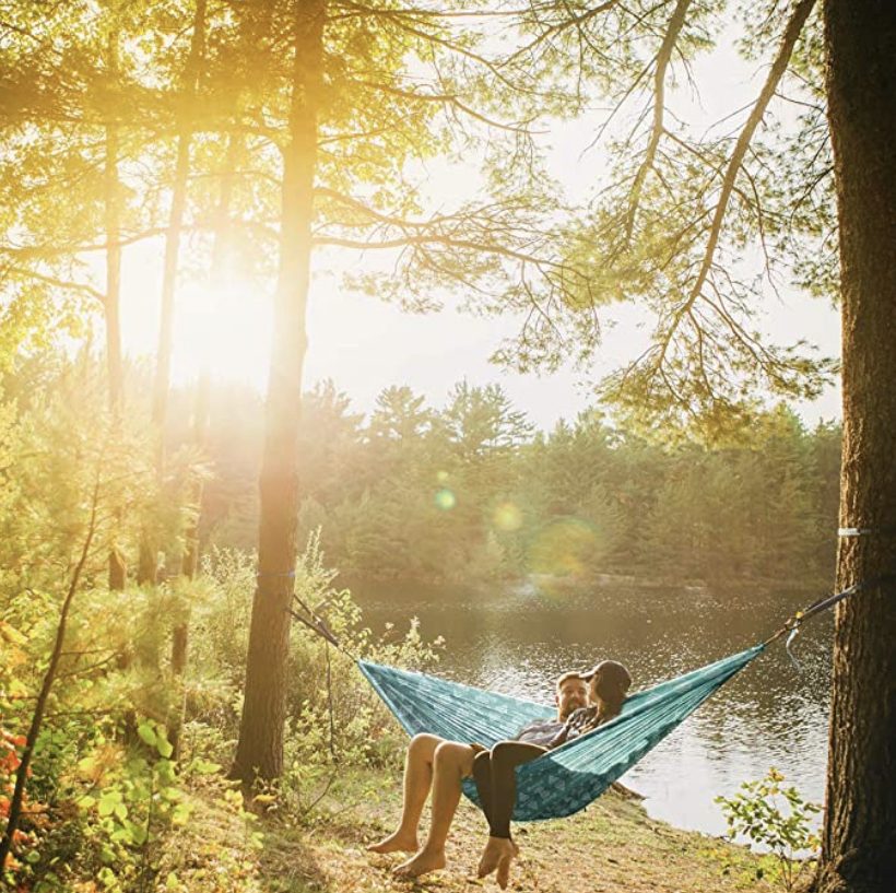 Accessories for vanlifers- hammock in trees
