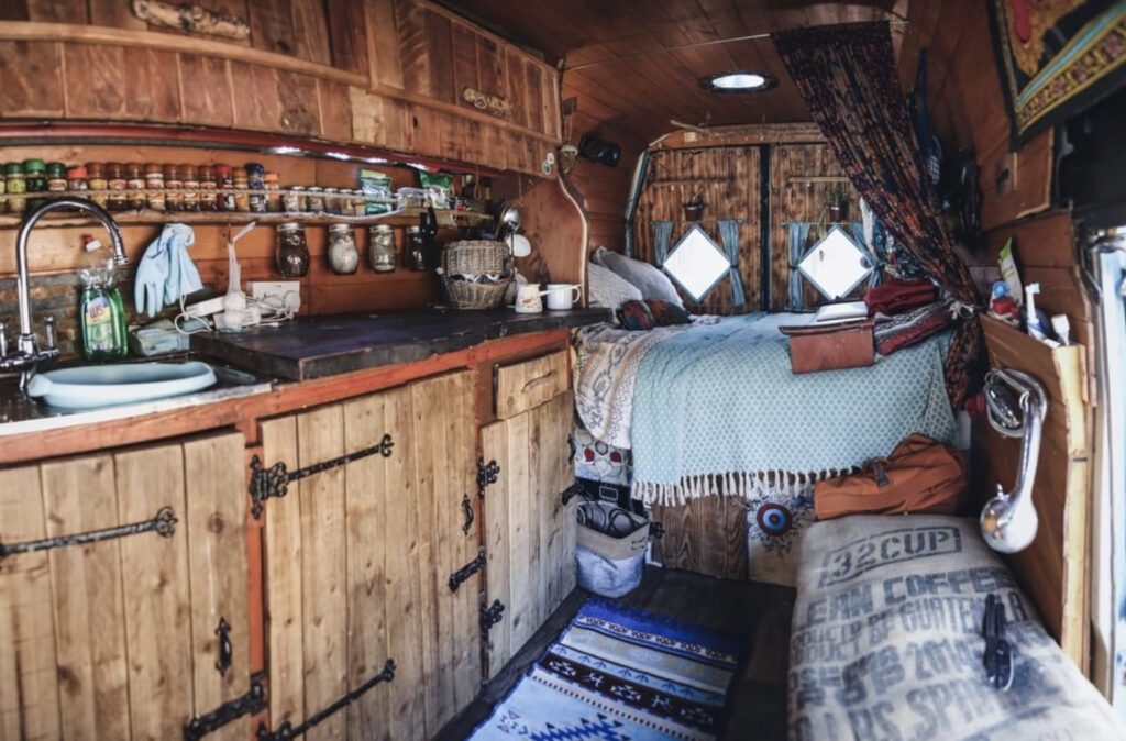 rustic camper