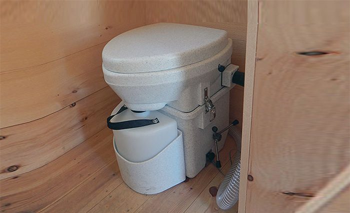 Natures Head Composting toilet - installed in a tiny home