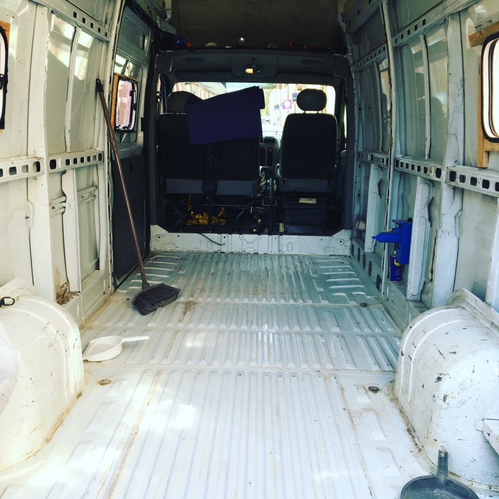 Look over your van when it's an empty shell - van build mistakes