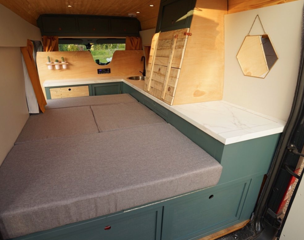 Van Life Hacks - Sofa Bed